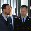 8 February: Crown Prince Haakon gives a lecture on dignity for first year students at the Police Academy in Stavern (Photo: Rune Josephsen, Politihøgskolen)
